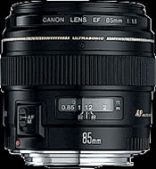 noleggio lente CANON EF 85mm f/1.8